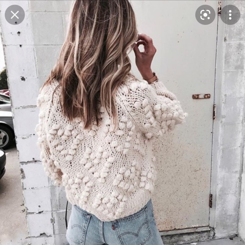 Pom Detail Cardigan